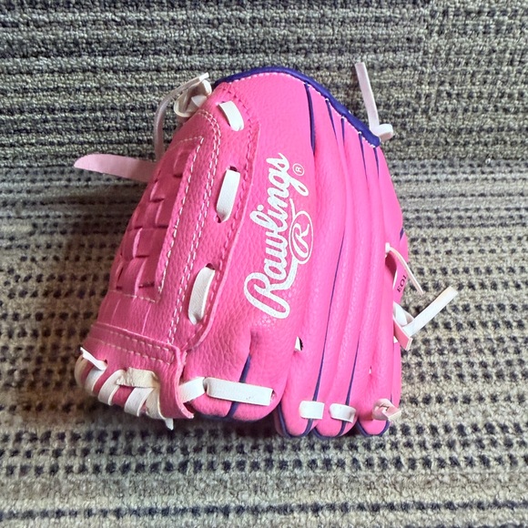 Rawlings Other - Rawlings Pink and Purple Youth Baseball Glove